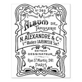 Tampons Encreurs Timbre Ephémère Art déco (Impression)