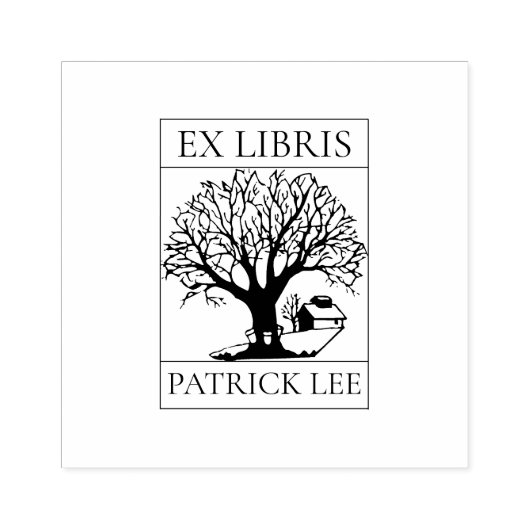 Tampons Encreurs Timbre Ex Libris, Timbre Exlibris pour livres, Ex  (Impression)