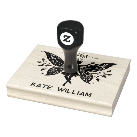 Tampons Encreurs Timbre Fairy ex libris (Tampon)