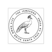 Tampons Encreurs Timbre Famille Paon – La Radiance Royale (Impression)