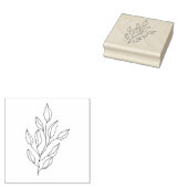 Tampons Encreurs Timbre feuille (Tamponné)
