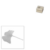 Tampons Encreurs Timbre feuille Ginkgo Biloba (Tamponné)