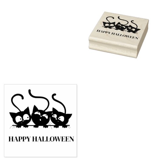 Tampons Encreurs Timbre Halloween (Tamponné)