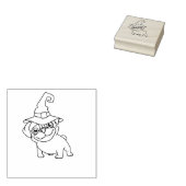 Tampons Encreurs Timbre Halloween Puggy (Tamponné)