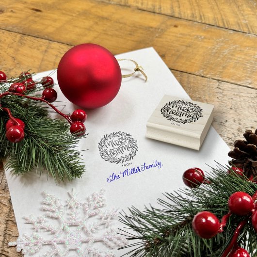 Tampons Encreurs Timbre Joyeux Noël
