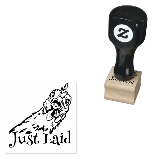 Tampons Encreurs Timbre "Juste Posé" Mini Oeuf De Poulet (Tamponné)