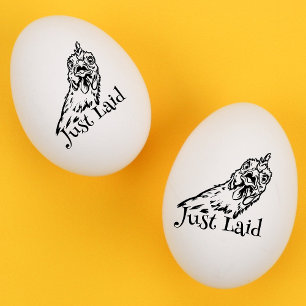 Tampons Encreurs Timbre "Juste Posé" Mini Oeuf De Poulet