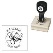 Tampons Encreurs timbre Luke octopus ex libris (Tamponné)