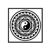 Tampons Encreurs Timbre Mah Jongg Yin Yang (Impression)