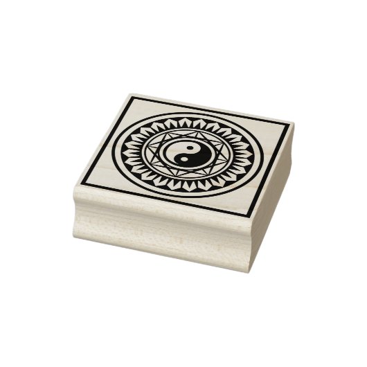 Tampons Encreurs Timbre Mah Jongg Yin Yang (Tampon)