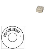 Tampons Encreurs Timbre main d'événement personnalisé (Tamponné)