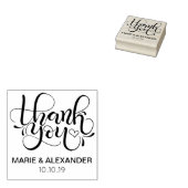 Tampons Encreurs Timbre Merci - Mariage - Parti de l'engagement (Tamponné)