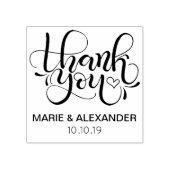 Tampons Encreurs Timbre Merci - Mariage - Parti de l'engagement (Impression)