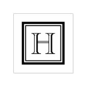 Tampons Encreurs Timbre Monogramme Carré classique (Impression)