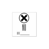 Tampons Encreurs Timbre "NON" (Impression)