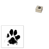 Tampons Encreurs Timbre Pawprint, patte de chien noir empreinte ani (Tamponné)