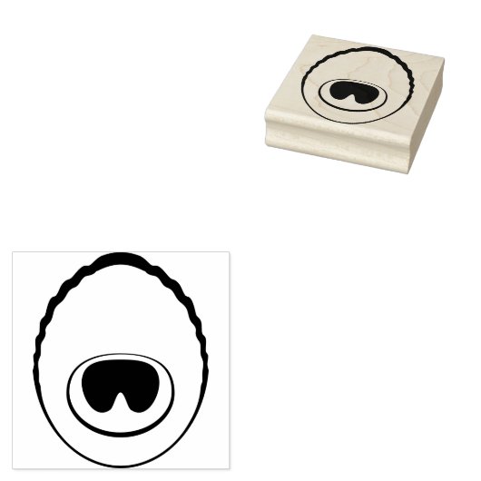 Tampons Encreurs Timbre Peacock Feather Eye v2 (Tamponné)