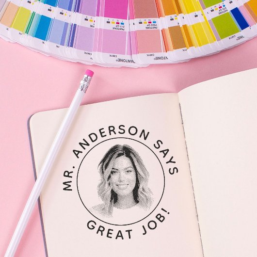 Tampons Encreurs Timbre Personnalisé De L'Enseignant Avec Timbre Ph