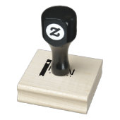 Tampons Encreurs Timbre pour mariage de logo initial du décodeur de (Tampon)