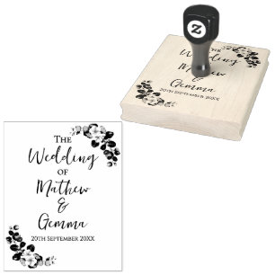 Tampons Encreurs Timbre pour mariage d'eucalyptus