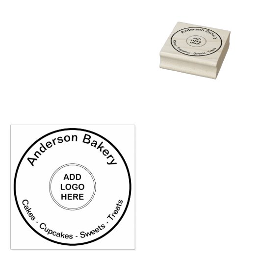 Tampons Encreurs Timbre promotionnel de boulangerie personnalisée (Tamponné)
