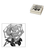 Tampons Encreurs Timbre rose en caoutchouc (Tamponné)