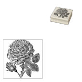 Tampons Encreurs Timbre rose en caoutchouc (Tamponné)