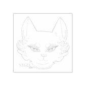 Tampons Encreurs Timbre rose NYGEL : Laurel (Impression)