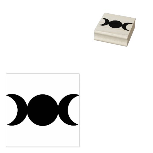 Tampons Encreurs Timbre triple lune (Tamponné)