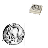 Tampons Encreurs Timbre Unicorne (Tamponné)