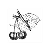 Tampons Encreurs Timbre vintage cerise (Impression)