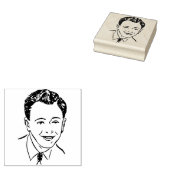 Tampons Encreurs Timbre Visage Faire Le Timbre Dans Votre Probabili (Tamponné)