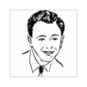 Tampons Encreurs Timbre Visage Faire Le Timbre Dans Votre Probabili (Impression)