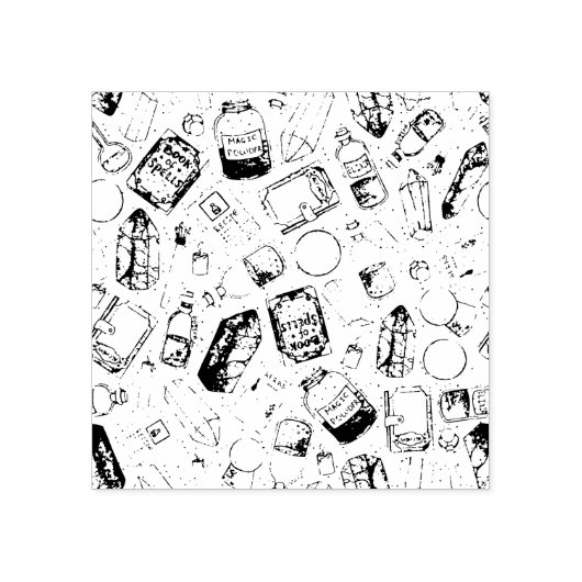 Tampons Encreurs Timbre Witchers Wonders (Impression)