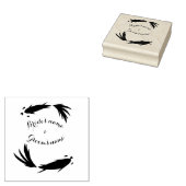 Tampons Encreurs Timbre Zen personnalisé parfait pour mariage asiat (Tamponné)