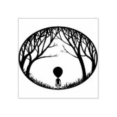 Tampons Encreurs Timbres Aliens Cute Alien Timbres en caoutchouc (Impression)