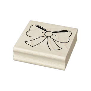 Tampons Encreurs Timbres/Bow en bois