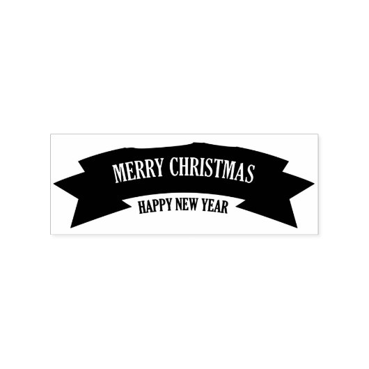 Tampons Encreurs Timbres d'art en bois/Bannière Joyeuse de Noël (Impression)