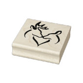 Tampons Encreurs Timbres d'art en bois / Buck et Doe (Tampon)