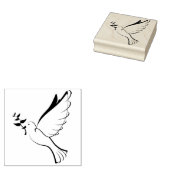 Tampons Encreurs Timbres d'art en bois/colombe (Tamponné)