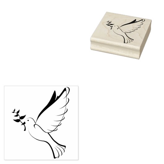 Tampons Encreurs Timbres d'art en bois/colombe (Tamponné)