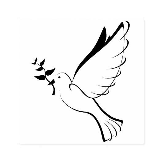 Tampons Encreurs Timbres d'art en bois/colombe (Impression)