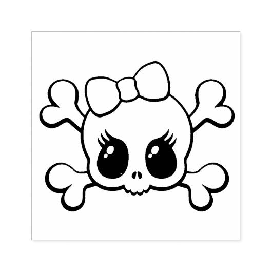 Tampons Encreurs Timbres d'art en bois/crâne (Impression)