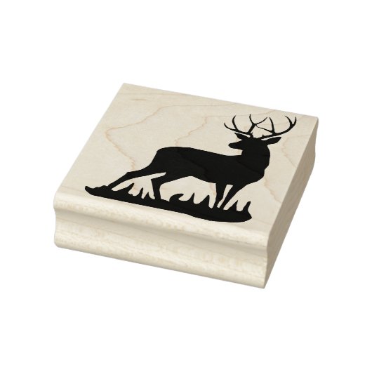 Tampons Encreurs Timbres d'art en bois / Deer Buck (Tampon)