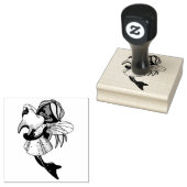 Tampons Encreurs Timbres d'art en bois/Fée de dents (Tamponné)