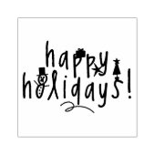 Tampons Encreurs Timbres d'art en bois/Joyeuses fêtes (Impression)