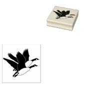 Tampons Encreurs Timbres d'art en bois/oies (Tamponné)