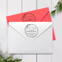 Timbres de papeterie Mariage de Noël