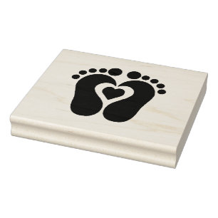 Tampons Encreurs Timbres/empreintes en bois avec coeur