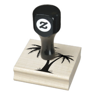 Tampons Encreurs Timbres en bois/Palmiers